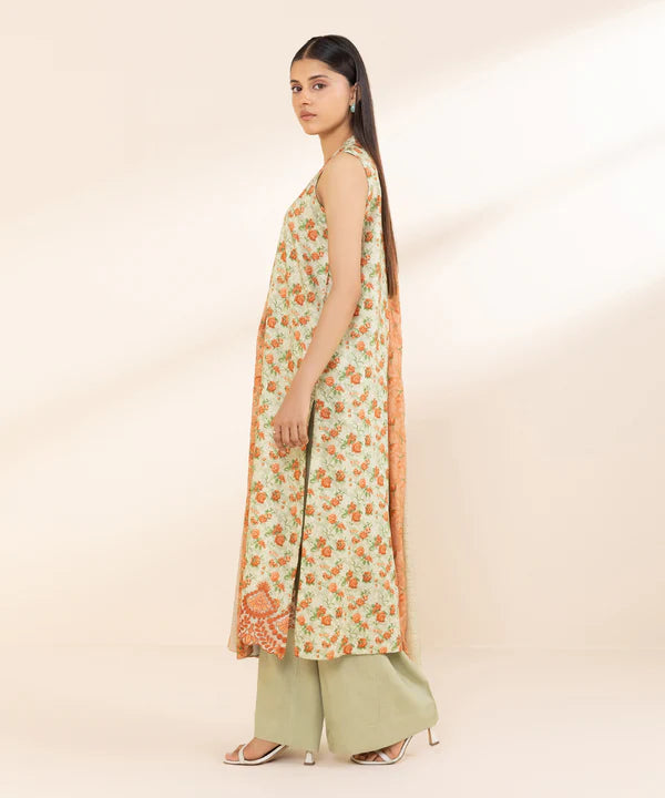 SAPPHIRE DHANAK UNSTITCHED PRINTED 3PC