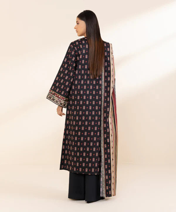 SAPPHIRE DHANAK UNSTITCHED PRINTED 3PC