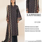 SAPPHIRE DHANAK UNSTITCHED PRINTED 3PC