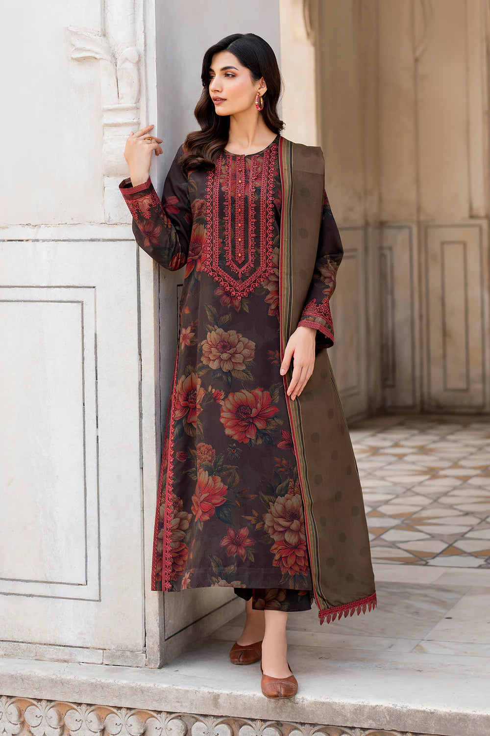 Baroque Khadar Unstiched 3-piece