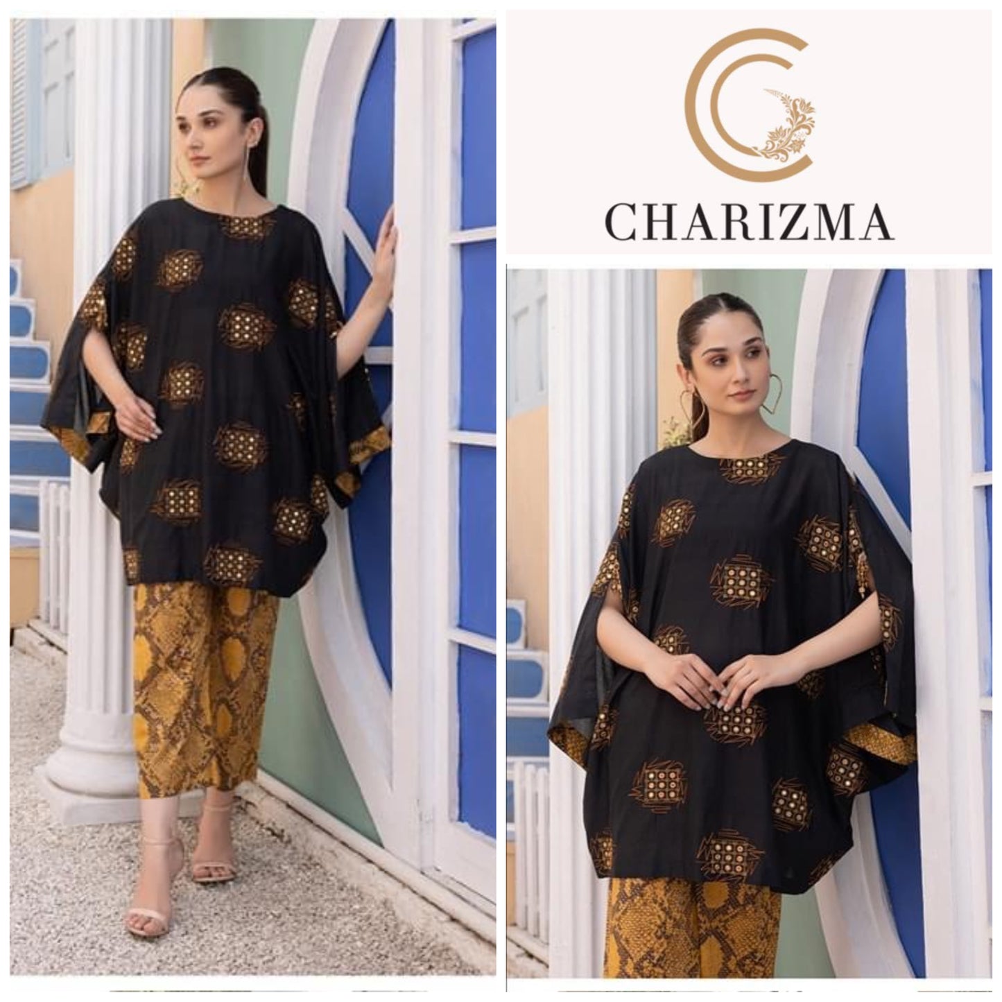 CHARIZMA LAWN UNSTITCHED EMB 2PC