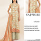 SAPPHIRE DHANAK UNSTITCHED PRINTED 3PC