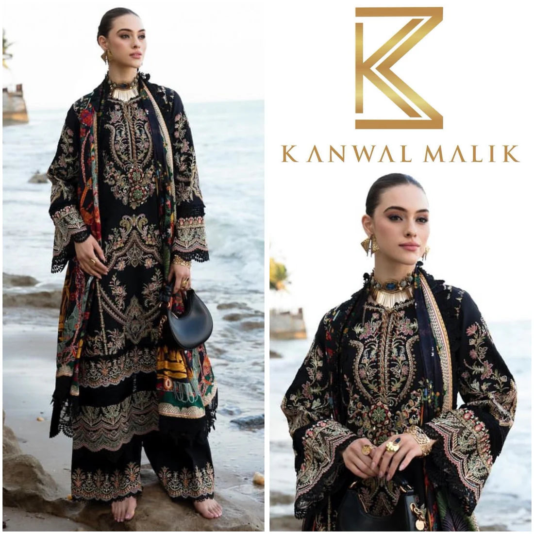 KANWAL MALIK LAWN UNSTITCHED EMB 3PC