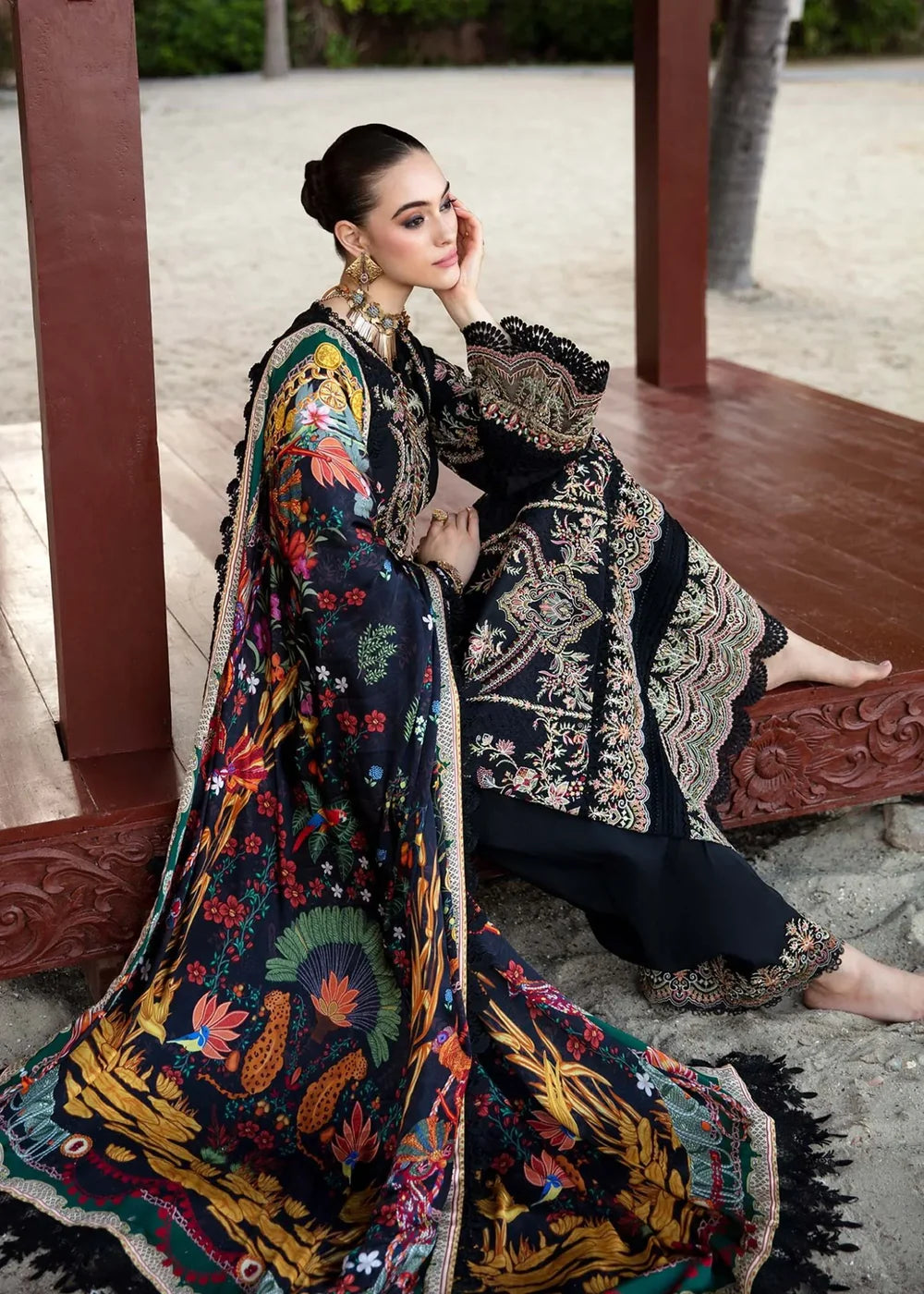 KANWAL MALIK LAWN UNSTITCHED EMB 3PC