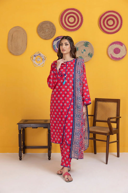 NISHAT KHADDAR UNSTICH PRINTED 3PC